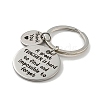 Teacher's Day Gift 201 Stainless Steel Word Thank You Keychains KEYC-E040-05P-03-2