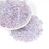 Baking Paint Transparent Glass Beads DGLA-T004-08C-3