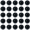 2 Strands Round Natural Black Onyx(Dyed & Heated) Beads Strands G-SP0001-24-1