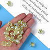 1-Hole Transparent Acrylic Buttons MACR-S373-129-C02-2