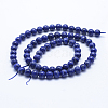 Natural Lapis Lazuli Beads Strands G-P342-01-6mm-AB-2