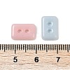 2 Hole Handmade Porcelain Beads PORC-R010-06-3