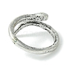 Snake Alloy Open Cuff Rings RJEW-K275-70AS-3