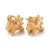 Rack Plating Brass Enamel Charms KK-M245-04MG-1