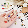 24Pcs 12 Colors Alloy with Acrylic Shoe Charms HJEW-GO00004-3