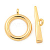 Brass Toggle Clasps KK-A223-27G-2