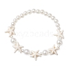 3Pcs ABS Plastic Imitation Pearl Beads Stretch Bracelets for Women BJEW-JB11869-3