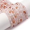 Natural Ferruginous Quartz Beads Strands G-B142-A01-3mm-2