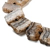 Natural Druzy Agate Beads Strands G-NH0001-A01-01-4