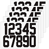 Number 0~9 PET Self-Adhesive Reflective Mailbox Stickers DIY-WH20010-26B-02-1