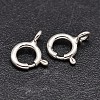 925 Sterling Silver Spring Ring Clasps STER-F014-06C-1