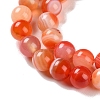 Natural Striped Agate/Banded Agate Beads Strands G-Z060-A01-B19-4