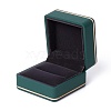 Square Plastic Jewelry Ring Boxes OBOX-F005-03B-2