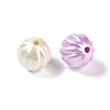 Plating Opaque Acrylic Beads X-MACR-K361-06-2