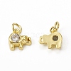 Glass Charms KK-E068-VB222-3