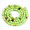 Natural Persian Jade Beads Strands G-A255-A02-04B-2