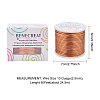 BENECREAT Matte Round Aluminum Wire AW-BC0003-30F-2.5mm-4