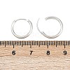 Brass Hoop Earrings EJEW-F378-02S-5