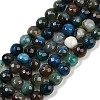 Natural Agate Beads Strands G-C082-A01-25-2