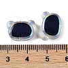 Two Tone Glass Beads GLAA-Z007-09A-4