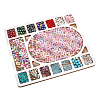 Wooden Bead Design Boards WOOD-WH0042-26C-1