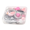 Silicone Bead Lanyard NJEW-SW00040-01-3
