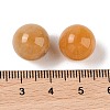 Natural Topaz Jade No Hole Sphere Beads G-K353-04B-17-3