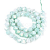 Anti-Tarnish Electroplate Glass Beads Strands GLAA-T025-8mm-14D-2