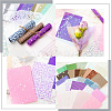10 Sets 5 Colors Invitation Card Scrapbook Paper Pad DIY-SP0004-48-5
