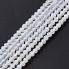 Natural White Agate Beads Strands X-G-C247-03-3