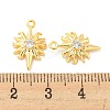 Brass Micro Pave Cubic Zirconia Pendants KK-Q809-14G-3