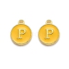 Golden Plated Alloy Enamel Charms LS-ENAM-Q437-13P-1