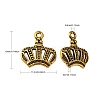 Tibetan Style Alloy Charms X-TIBEP-S029-AG-LF-2