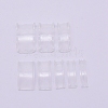 8Pcs 8 Sizes Resin Invisible Ring Size Adjuster FIND-WH0063-24-1