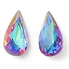 Glass Rhinestone Cabochons RGLA-L029-04C-SPLA-1