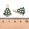 Christmas Theme Alloy Enamel Pendants ENAM-T020-10H-3