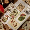 Vintage Postage Stamp Stickers Set X-DIY-B008-03D-5