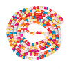Resin Beads Bracelets BJEW-TAC0080-01F-1