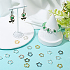 80Pcs 8 Styles Zinc Alloy Bead Frame FIND-SP0020-75-4