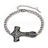 304 Stainless Steel Enamel Link Bracelets LS-BJEW-P356-01B-P-4