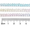 Transparent Painted Glass Beads Strands X1-DGLA-A034-T4mm-A21-3