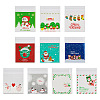 200Pcs 10 Style Christmas Theme Plastic Bakeware Bag OPP-TA0001-05-1