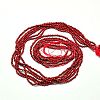 Natural Red Jasper Beads Strands X-G-J002-22-2