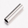 Tarnish Resistant 304 Stainless Steel Tube Beads STAS-E443-44P-2