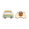 Bus Shape Enamel Pin JEWB-N007-181-1