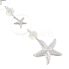 Glass Hanging Suncatchers HJEW-JM04584-4