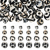 36Pcs 4 Styles Tibetan Style dZi 3-Eye Beads G-TA0002-68-2