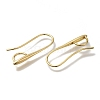 Brass Earring Hooks KK-H502-11G-2