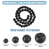 HOBBIESAY 8 Strands 4 Sizes Natural Lava Rock Beads Strands G-HY0001-07-2