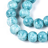 Baking Paint Glass Beads Strands DGLA-N016-10mm-08-3